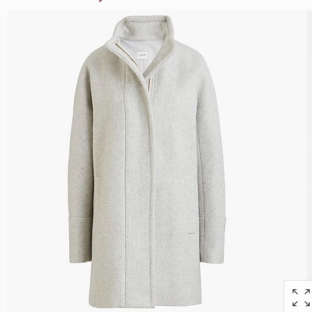 J. Crew City Coat Light Gray 4P